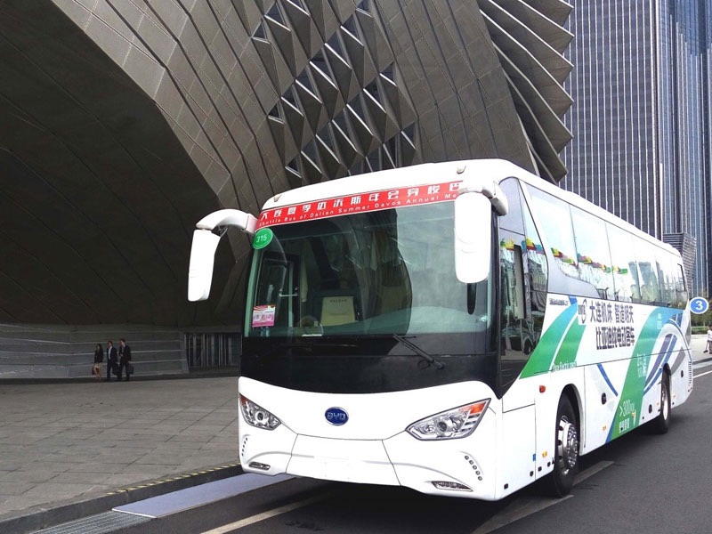 BYD bus elettrico per flexibus