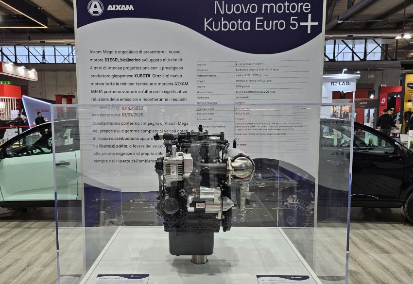 Aixam Kuboto Diesel Bicilindrico scheda tecnica