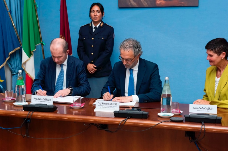 Il Dipartimento della Pubblica Sicurezza, Unipol Assicurazioni e UnipolTech firmano un protocollo d'intesa sulla sicurezza stradale