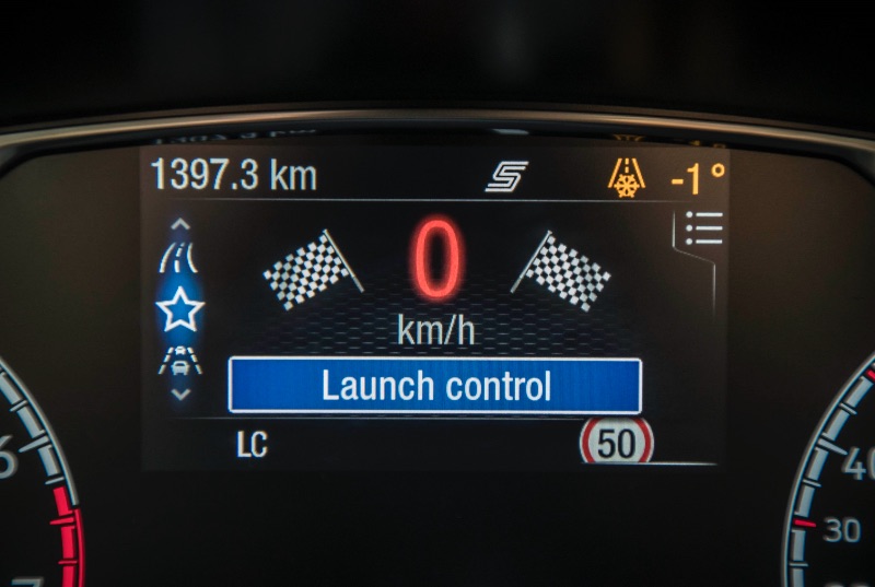 Ford Fiesta ST 2018 launch control