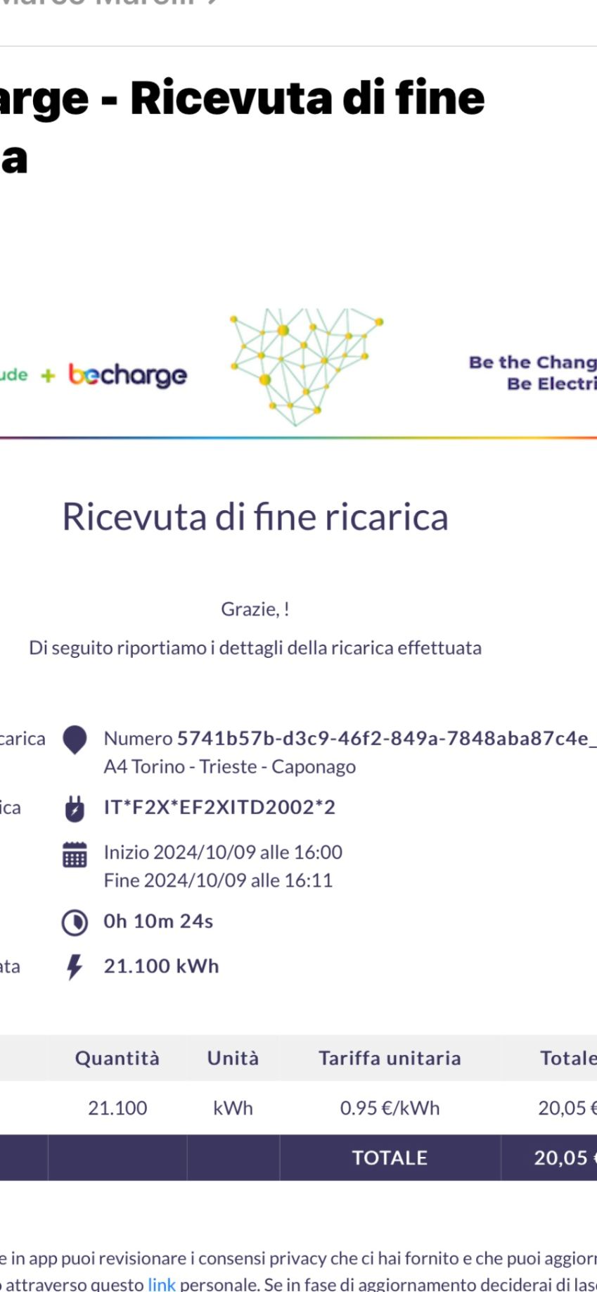 Quanto costa fare 100 chilometri con un'auto elettrica?