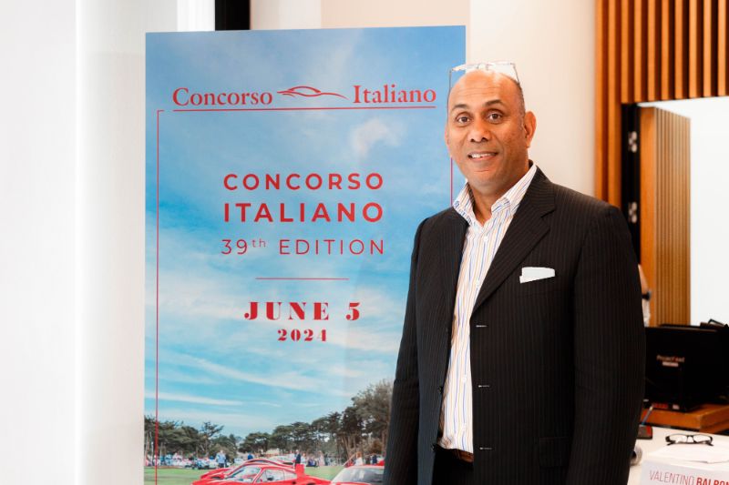 Richard De Andrade, Ceo della Solare Holding , president concorso italiano monterey