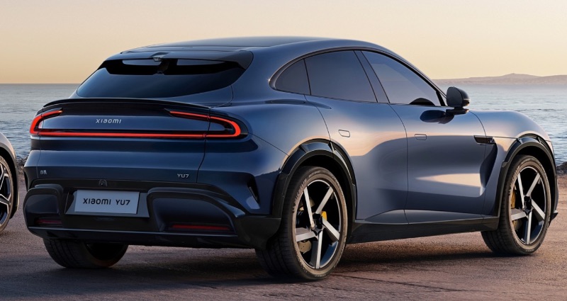 Xiaomi YU7 che auto è, vista posteriore