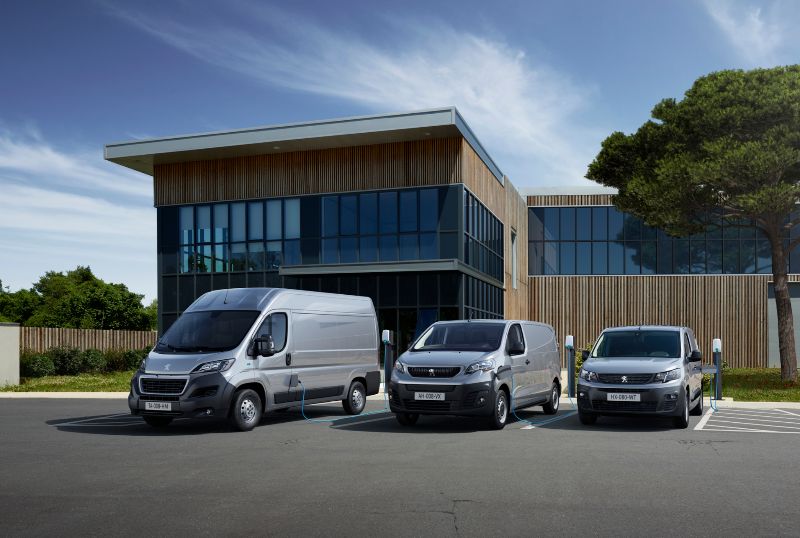 La gamma elettrica dei veicoli elettrici di Peugeot 2021