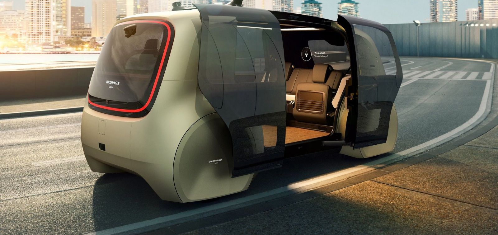 Volkswagen Sedric: un veicolo elettrico per la mobilità collettiva nelle mega city.